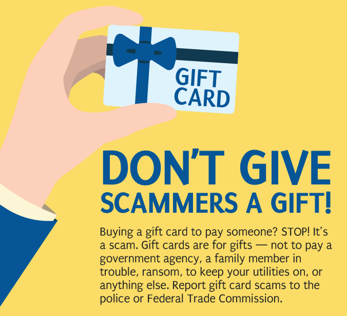 GIFT CARD SCAM